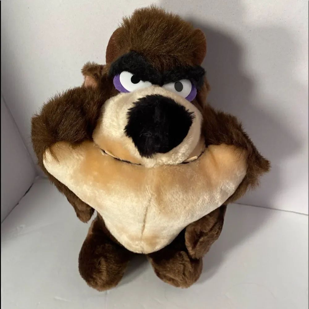 Vintage looney tunes Taz 1993 Tasmanian devil plush 15 inches by applause toy